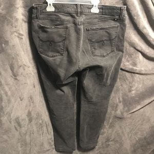 Lucky, Lolita Skinny, 12/31 faded black jeans